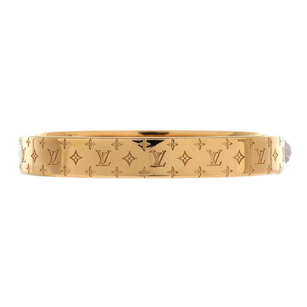 Louis Vuitton Nanogram Cuff Bracelet Metal - Picture 1 of 3